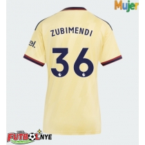 Camiseta Arsenal Martin Zubimendi #36 Tercera Equipación para mujer 2026-27 manga corta